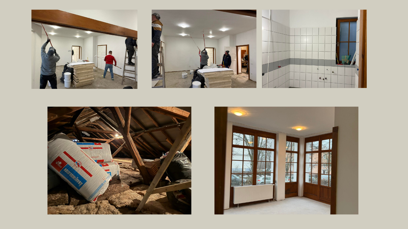 Aszód, Falujárók útja 5. telephely felújítása elkezdődött 2026. januárban